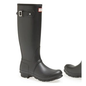 Woman’s Tall Hunter Boots - Matte Black